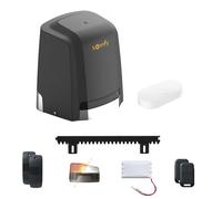Somfy 1246286 - Motorización Slidymoove 600 conectado para puerta corredera, motorización puerta corredera fácil de instalar, Vantail max 8m, compatible con Alexa, Google Home, fabricado en Francia