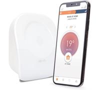 somfy 1870774 Termostato Cableado Conectado con Cable V2 Inalámbrico para calefacción o Caldera Individual Contacto seco Compatible con Amazon Alexa, Google y Tahoma