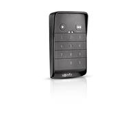 Somfy 1870916 Teclado de Código de Radio, RTS de 2 Teclas, para Abrir un Motor RTS de Garaje o Cancela con un Código, Gris