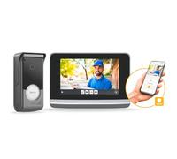 somfy 1871265 - Videoportero V500 Connect, Intercomunicador conectado - Pantalla táctil de 7 pulgadas - Visión nocturna - Control hasta 5 equipos RTS - Gestión remota de visitas a través de la app