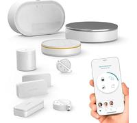 SOMFY 1875259 - Alarma de hogar Avanzada, Sistema de Alarma con conexión inalámbrica, Somfy Protect, Compatible con Alexa, Asistente de Google y Tahoma, Blanco
