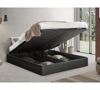 Somier con arcón HESTIA de YSMEE - Negro mate - 180 x 200 cm