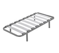 Somier Hermes con Patas de 25 cm | Estructura de Madera y Estructura de Tubos de Acero | Tacos Anti Ruido | Ideal para Dormitorio y Habitación de tu Hogar | Medidas: 90 x 190 cm
