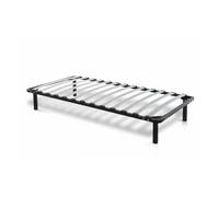 Somier reforzado de láminas anchas desmontable, fabricado con estructura metálica en tubo de acero de 40 x 30 mm
