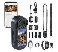 Somikon cámara Corporal: Cámara Corporal 4K con batería., 60 imágenes/seg., Pantalla (para Bicicleta, POV, Mini)