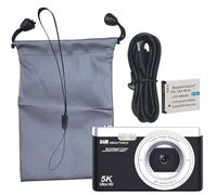 Somikon cámara Digital: Cámara compacta, 64 MP, 5K de resolución de Video (fotográfica, Digital 4k, fotografía)