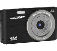 Somikon cámara Digital: Cámara compacta, Digital, resolución 4K interpolada (para niños, Cameras for Kids, micrófono)