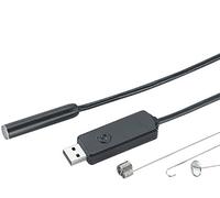 Somikon HOGAR Y Cocina - telescopio cámara: Cámara de endoscopio USB Impermeable con Cable de 7 m y LED (telescópica, Drenaje, Endoscópico)