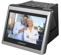 Somikon Escáneres de Negativos y Diapositivas - escáner Diapositivas: Escáner de Diapositivas y Negativos Independiente, Sensor de 14 megapíxeles, Pantalla LCD a Color de 12,5 cm (5") (Proyector)