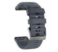 SOMKB Correa de reloj de 26 mm para Garmin Fenix 7X Pro/Fenix 7X/Fenix 6X/Fenix 6X Pro/Fenix 5X/Fenix 3, correa de silicona suave de ajuste rápido de 26 mm para Garmin Descent Mk3i 51 mm/E