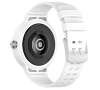 SOMKB Silicone Band Strap For Huawei Watch GT Cyber Smart Watch Bracelet Replacement Wristband Belt Adjustable Wriststrap(White)