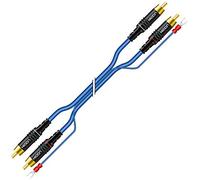 SOMMER CABLE Cable RCA NF de 2 m, con terminal de horquilla y toma de tierra, SS81-0200