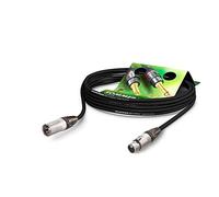 Sommer Cable micrófono The Source MKII HIGHFLEX équipé XLR 3 puntos Male Neutrik NC3MXX/XLR 3 puntos hembra Neutrik nc3fxx, incluye brida, negro