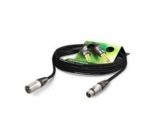Sommer Cable micrófono The Source MKII HIGHFLEX équipé XLR 3 puntos Male Neutrik NC3MXX/XLR 3 puntos hembra Neutrik nc3fxx, incluye brida, negro