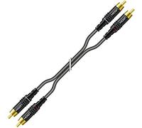 Sommer Cable ON81-0075-SW SC Onyx 2025 MKII - Cable RCA estéreo (75 cm, conector HI-CM06, 0,75 m), color negro