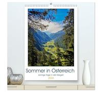 Sommer in Österreich - sonnige Tage in den Bergen (hochwertiger Premium Wandkalender 2026 DIN A2 hoch), Kunstdruck in Hochglanz: Sommerliche Eindrücke aus den Bergregionen Österreichs