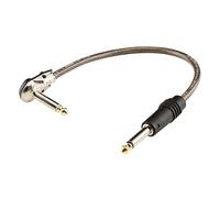 SommerCable XS48-0090 - Cable de efectos para guitarra (90 cm, 1 x 0,75 mm² con 1 conector plano acodado HICON de 6,3 mm)
