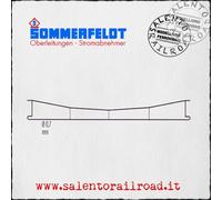 SOMMERFELDT 148 Catenaria de Acero Castaño 0,7mm - Largo 375MM - 5 Pcs