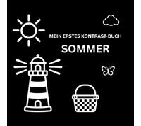 Sommerliches Kontrast-Buch für Babys von 0-6 Monaten mit 30 schönen Motiven