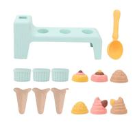 Sommerspielzeug - | Eiscreme Sandformen Set - 10er Set Sandkasten Spielzeug für Mädchen AB 3 Jahren Burgbau Kit Outdoor Pool Spielplatz Bunt Langlebig Kunststoff Material