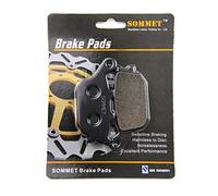 SOMMET 1 Par Pastillas de Freno Traseras para MT-09 IRC 847cc 2014-2016/MT-09 ABS 847cc 2017-2022