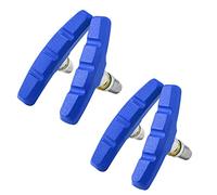 SOMMET 2 Pares de Pastillas de Freno de Bicicleta V Brake 70mm con Tuercas hexagonales y espaciadores Juego de Bloques de Freno de Bicicleta 70mm VSP70B