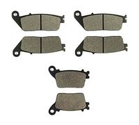 SOMMET Pastillas de Freno Delanteras + Traseras para Honda CB 600 F 2007-2013 / CBR 600 F 2011-2013
