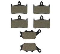 SOMMET Pastillas de Freno Delanteras + Traseras para Honda CBR 900 RR Fireblade (92-97) CB 900 F Hornet (02-07) VTR 1000 F Firestorm (97-06) CB 1000 F (93-97) LT187-187-174