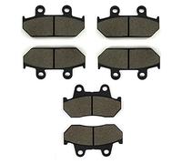 SOMMET Pastillas de Freno Delanteras + Traseras para Honda GL 1500 Goldwing (88-00) VFR 750 FG/FH (86-87) CBR 1000 FG/FH (87-88) LT124-124-69