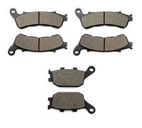 SOMMET Pastillas de Freno Delanteras + Traseras para Honda XL 700 VA (VA8/VA9/VAA) (Transalp/3 Piston Front Caliper/ABS) (2008-2011)