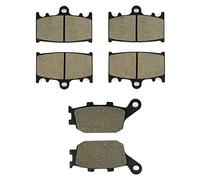 SOMMET Pastillas de Freno Delanteras + Traseras para Suzuki GSF 650 Bandit (2007-2011)