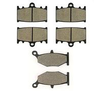 SOMMET Pastillas de Freno Delanteras + Traseras para Suzuki GSR 600 2006-2010 / GSXR 400 2006-2008