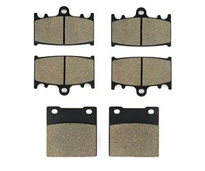 SOMMET Pastillas de Freno Delanteras + Traseras para Suzuki GSXR 600 1997-2003/GSXR 750 2000-2002/TL 1000 S 1997-2001/GSXR 400 RR-GK73A 1989-1990