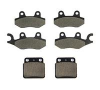 SOMMET Pastillas de Freno Delanteras + Traseras para Suzuki LT-R 450 (2006-2012)
