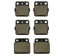 SOMMET Pastillas de Freno Delanteras + Traseras para Suzuki LT-Z 400 (2003-2012)