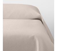 SOMNI HOME Colcha Cama 135 140 150 Cubre Cama Individual Lisa. Colcha Bouti Primavera. Colchas Ligera Entretiempo. Colcha Suave Resistente. Color Arena