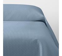 SOMNI HOME Colchas Cama 135 140 150 Cubre Cama Matrimonio Lisa. Colcha Bouti Moderna. Colcha Primavera Verano Ligera. Colcha Fina Entretiempo. Color Azul Indigo