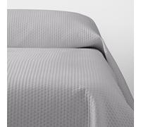 SOMNI HOME Colchas Cama 90 100 105 Cubre Cama Doble Lisa. Colcha Bouti. Colcha Primavera Verano. Colcha Fina Entretiempo Moderna. Color Gris