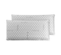 Somnia Descanso - Almohada Viscoelástica Carbono Premium | Máximo Confort y Excelente Adaptabilidad con Propiedades Antiestrés | 2 Unidades de 80 x 40 cm