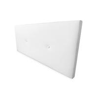 Somnia Descanso - Cabecero Polipiel Premium Acolchado Miami Medidas 100 x 60 cm (Cama de 90) Blanco