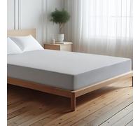 SomniHome Set 2 Bajeras Poliester. Sábanas Bajeras Cama 135 cm Ajustables y Transpirables. Tacto Suave. Resistentes destiñen. Color Gris