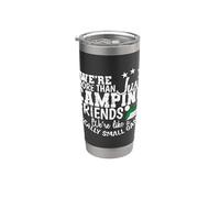 Somos algo más que Camping Friends Vaso térmico de acero inoxidable de doble pared