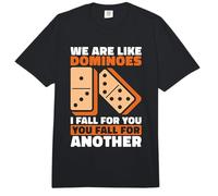 Somos como el dominó. Me enamoro de ti ama el Juego Game Tile Dominoes Comfort Colors Adult Heavyweight T-Shirt