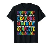 Somos como una caja de crayones Bienvenido al profesor de regreso a clases Camiseta