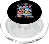 Somos Diferentes Pero en Esta Escuela nadamos Juntos Océano PopSockets PopGrip para MagSafe