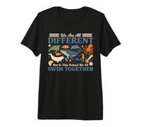 Somos Diferentes, Pero Todos nadamos Juntos: Ocean Quote Camiseta Premium