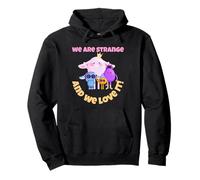Somos extraños y Nos Encanta (Divertido gráfico de Monstruos) Sudadera con Capucha