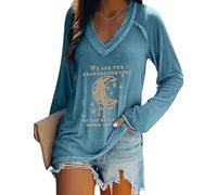 Somos Las nietas de la Camiseta Casual de Las Brujas para Mujeres (Azul M)