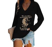 Somos Las nietas de la Camiseta Casual de Las Brujas para Mujeres (Black M)