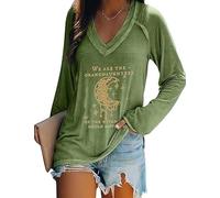 Somos Las nietas de la Camiseta Casual de Las Brujas para Mujeres (Verdes)